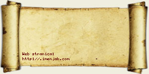 Anđela Jazački vizit kartica